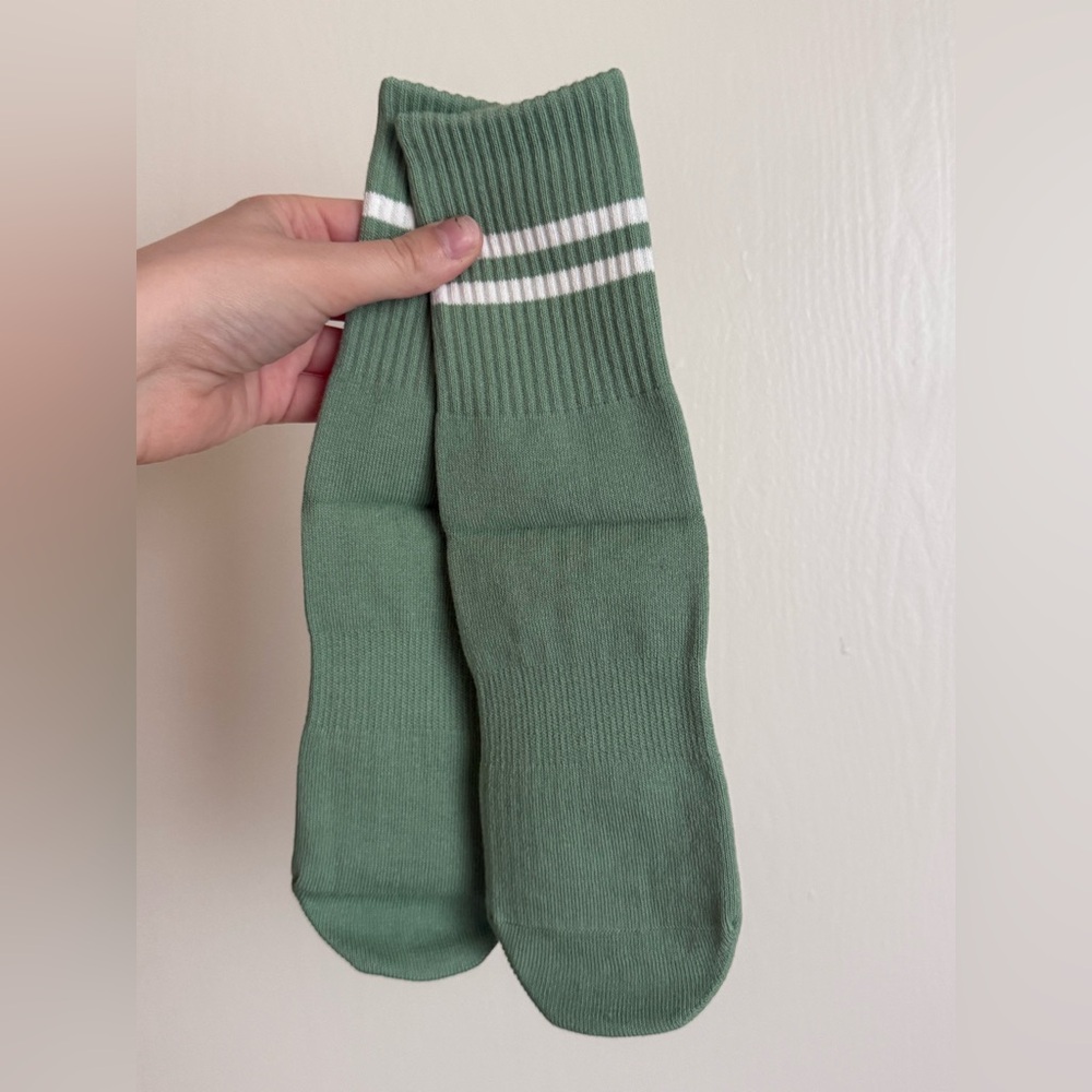 Sage Green Pilates / Yoga Grip Non-Slip Socks - Picture 2 of 2